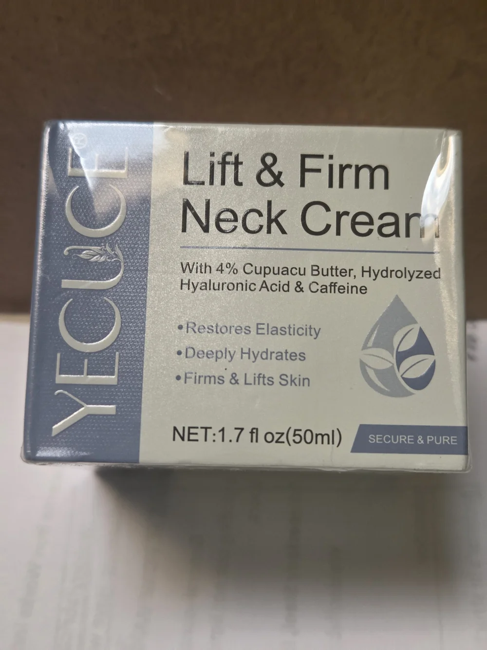 Lift & Firm Neck Cream - Blue/White